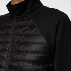 Hayden Quilt Hybrid Jacket Svart>J.Lindeberg