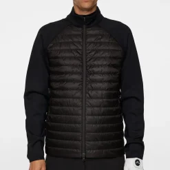 Hayden Quilt Hybrid Jacket Svart>J.Lindeberg