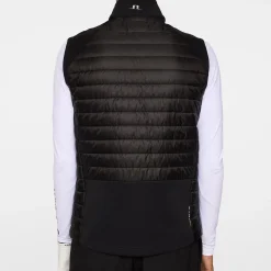 Hayden Quilt Hybrid Vest Svart>J.Lindeberg Best
