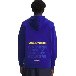 Hazard Warning Hoodie Blå>Under Armour Sale