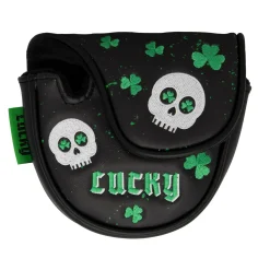 Headcover Putter Mallet Svart Grön>Pure