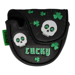 Headcover Putter Mallet Svart Grön>Pure