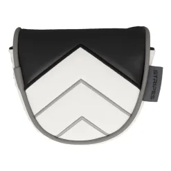 Headcover Putter Mallet Vit Svart>Pure
