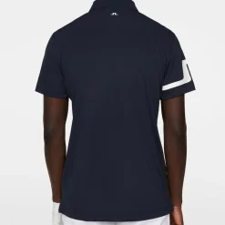Heath Regular Fit Golf Polo Blå>J.Lindeberg Clearance