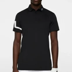 Heath Regular Fit Golf Polo Svart>J.Lindeberg