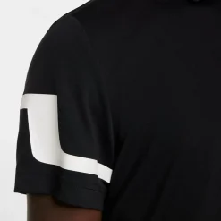 Heath Regular Fit Golf Polo Svart>J.Lindeberg
