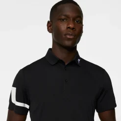 Heath Regular Fit Golf Polo Svart>J.Lindeberg
