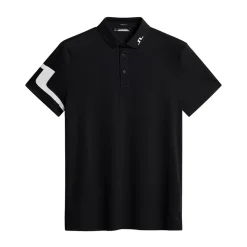 Heath Regular Fit Golf Polo Svart>J.Lindeberg