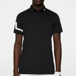 Heath Regular Fit Golf Polo Svart>J.Lindeberg