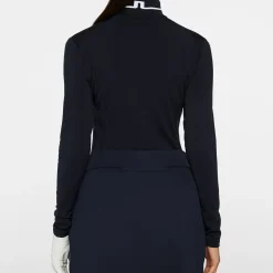Hertta Long Sleeve Polo Blå>J.Lindeberg Outlet