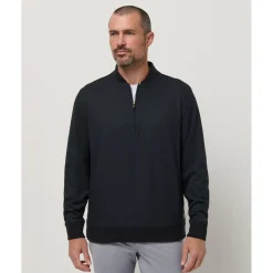 Highway M 1/4 Zip Svart>Travis Mathew Clearance