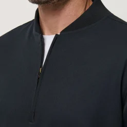 Highway M 1/4 Zip Svart>Travis Mathew Clearance