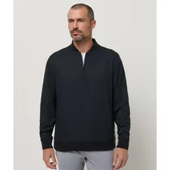 Highway M 1/4 Zip Svart>Travis Mathew Clearance