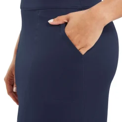Interlock Skort - Long Blå>FootJoy Online