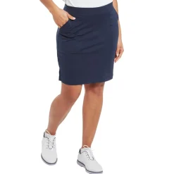 Interlock Skort - Long Blå>FootJoy Online
