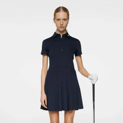 Janna Dress Blå>J.Lindeberg Outlet