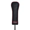 Jet Black Leather Headcover Fairway>Titleist New