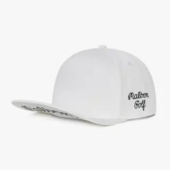 JP 5 Panel Hat Vit>Malbon Golf New