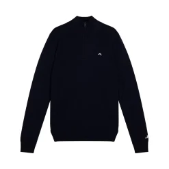 Kian Zipped Golf Sweater Blå>J.Lindeberg Outlet