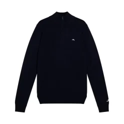 Kian Zipped Golf Sweater Blå>J.Lindeberg Outlet