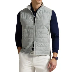 Knit Full Zip Vest Performance Wool>Ralph Lauren New