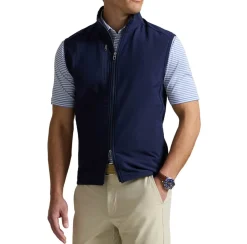 Knit Full Zip Vest Tech Terry>Ralph Lauren Hot