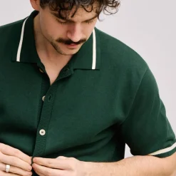 Knit Polo Grön>Local Rule Hot