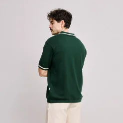 Knit Polo Grön>Local Rule Hot