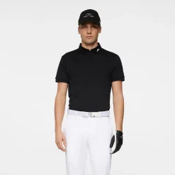 Kv Polo Svart>J.Lindeberg New