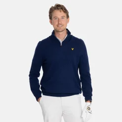 Lambswool Blend Quarter Zip>Lyle & Scott New