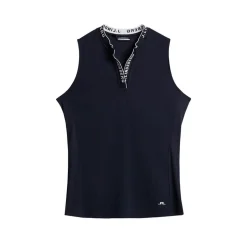 Leya Sleeveless Top Blå>J.Lindeberg Sale