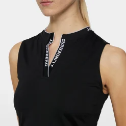 Leya Sleeveless Top Svart>J.Lindeberg Hot