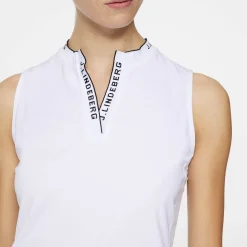 Leya Sleeveless Top Vit>J.Lindeberg Online