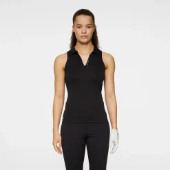 Leylo Sleeveless Top Svart>J.Lindeberg Discount