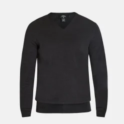 Ls V-Neck Merino Grå>Callaway Outlet
