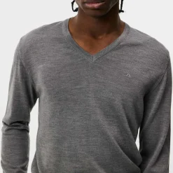 Lymann Merino V-Neck Sweater>J.Lindeberg Clearance