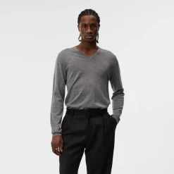 Lymann Merino V-Neck Sweater>J.Lindeberg Clearance