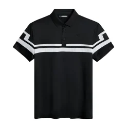 Mads Polo Svart>J.Lindeberg Discount
