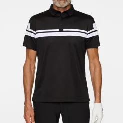 Mads Polo Svart>J.Lindeberg Discount