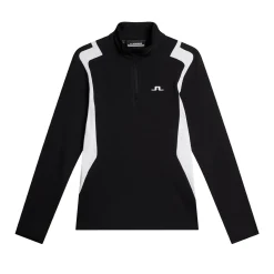 Mae Quarter Zip Mid Layer Svart>J.Lindeberg Hot