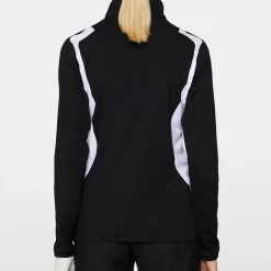 Mae Quarter Zip Mid Layer Svart>J.Lindeberg Hot