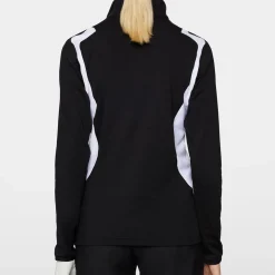 Mae Quarter Zip Mid Layer Svart>J.Lindeberg Hot