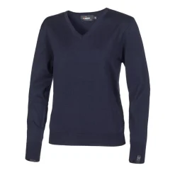 Merino V-Neck Blå>Ivanhoe Hot