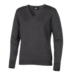 Merino V-Neck Grå>Ivanhoe Clearance
