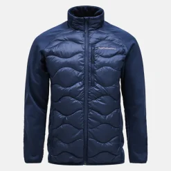 M Helium Down Hybrid Blå>Peak Performance Discount