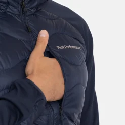 M Helium Down Hybrid Hood>Peak Performance New