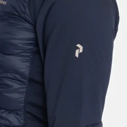 M Helium Down Hybrid Hood>Peak Performance New
