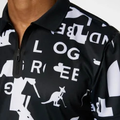 Miro Print Polo JL x Kangol>J.Lindeberg Clearance