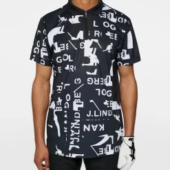 Miro Print Polo JL x Kangol>J.Lindeberg Clearance
