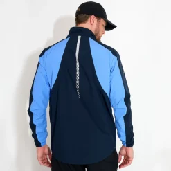 M Links Stretch Rainjacket Blå>Abacus Outlet